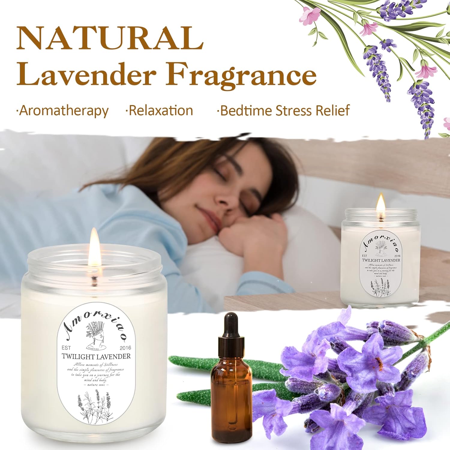 4-pack-lavender-scented-jar-candles---long-lasting-28-oz-200-hour-burn-time---gift-set-for-women---birthday-valentine-thanksgiving-mothers-day-2