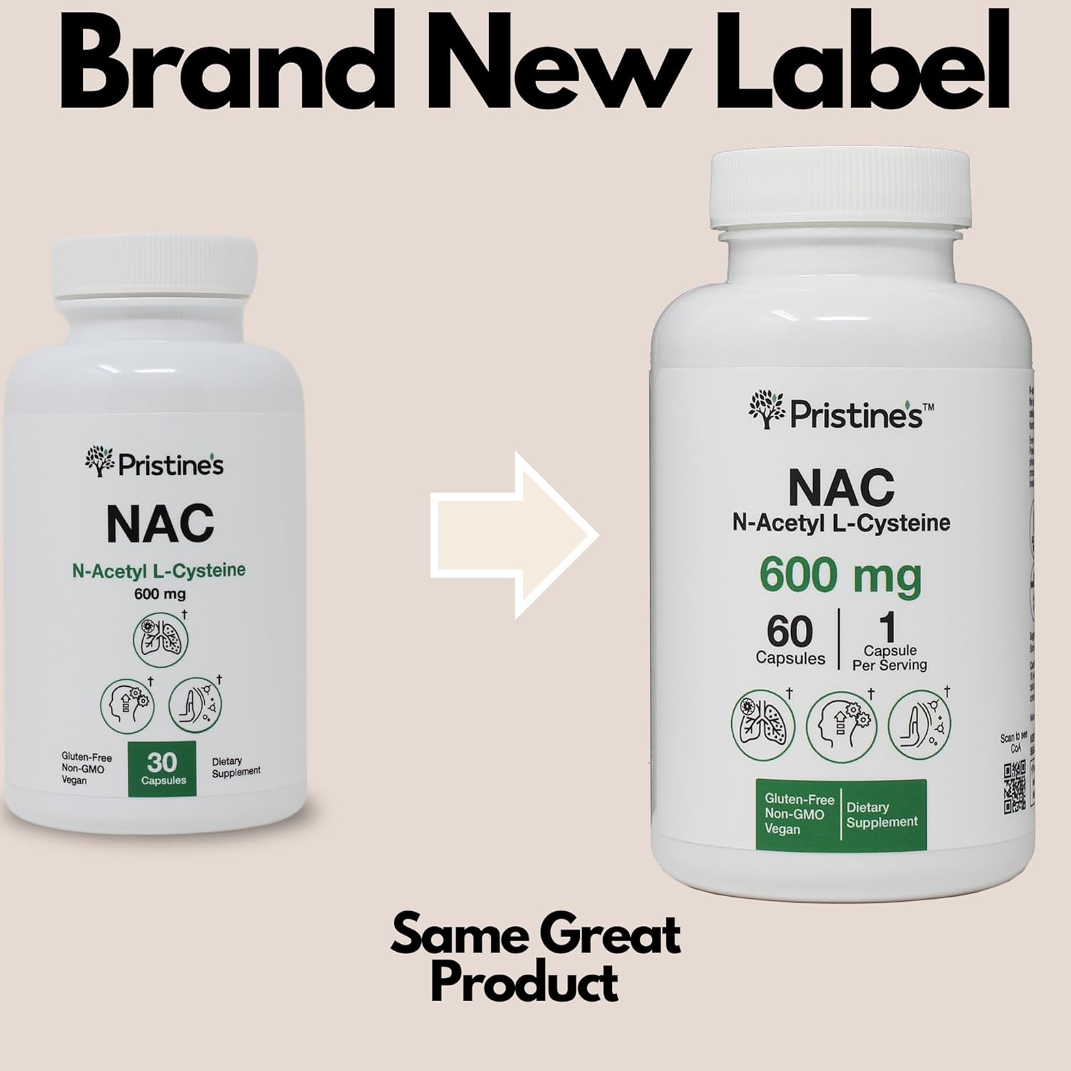 pristine-n-acetyl-l-cysteine-nac-600mg-capsules---240-count---immunity-antioxidant-support-supplement---mood-booster---vegan-gluten-free-non-gmo---4-month-supply-2