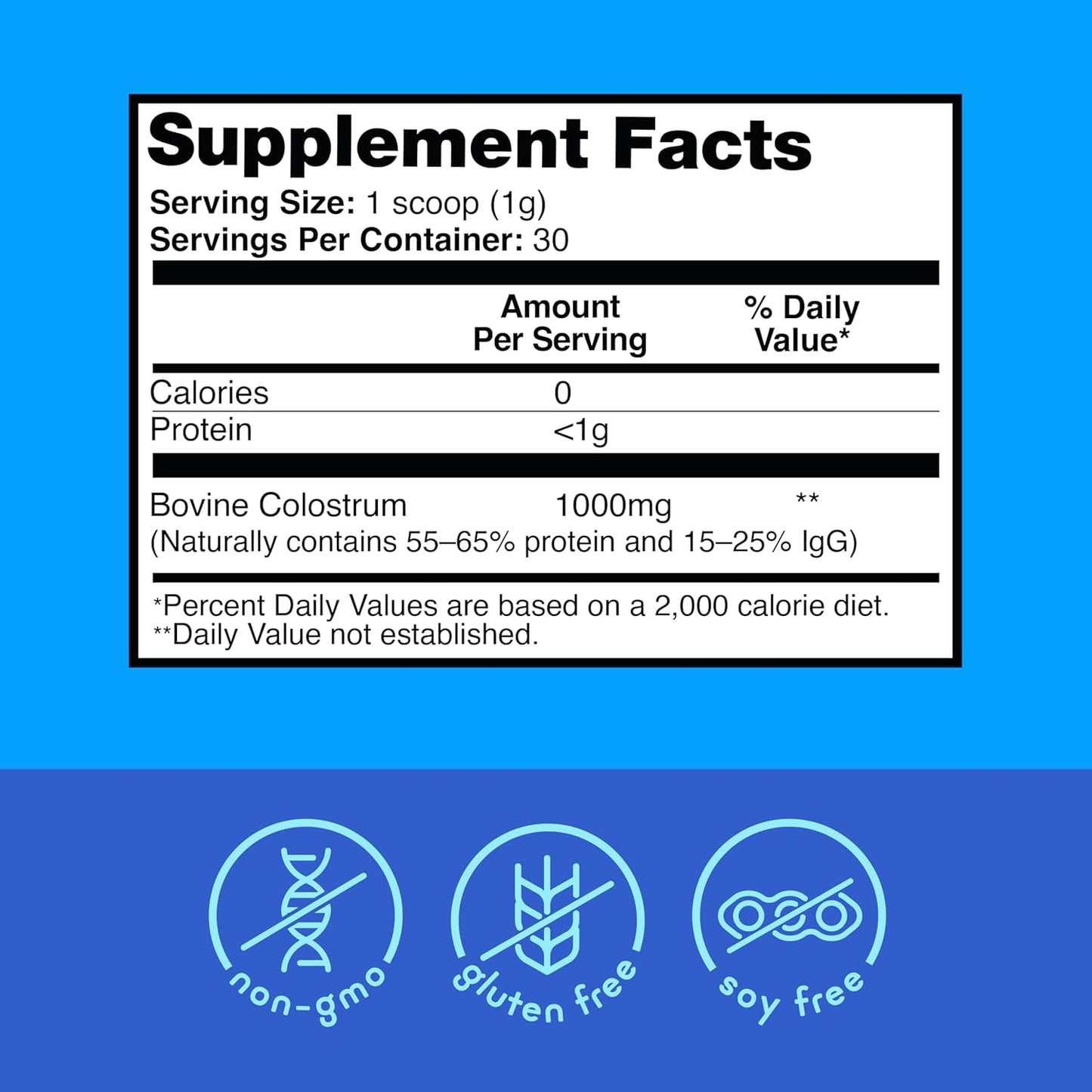 premium-bovine-colostrum-powder-supplement-for-gut-health-immune-support---1000mg-superfood-gluten-sugar-free---unflavored---30-servings-3