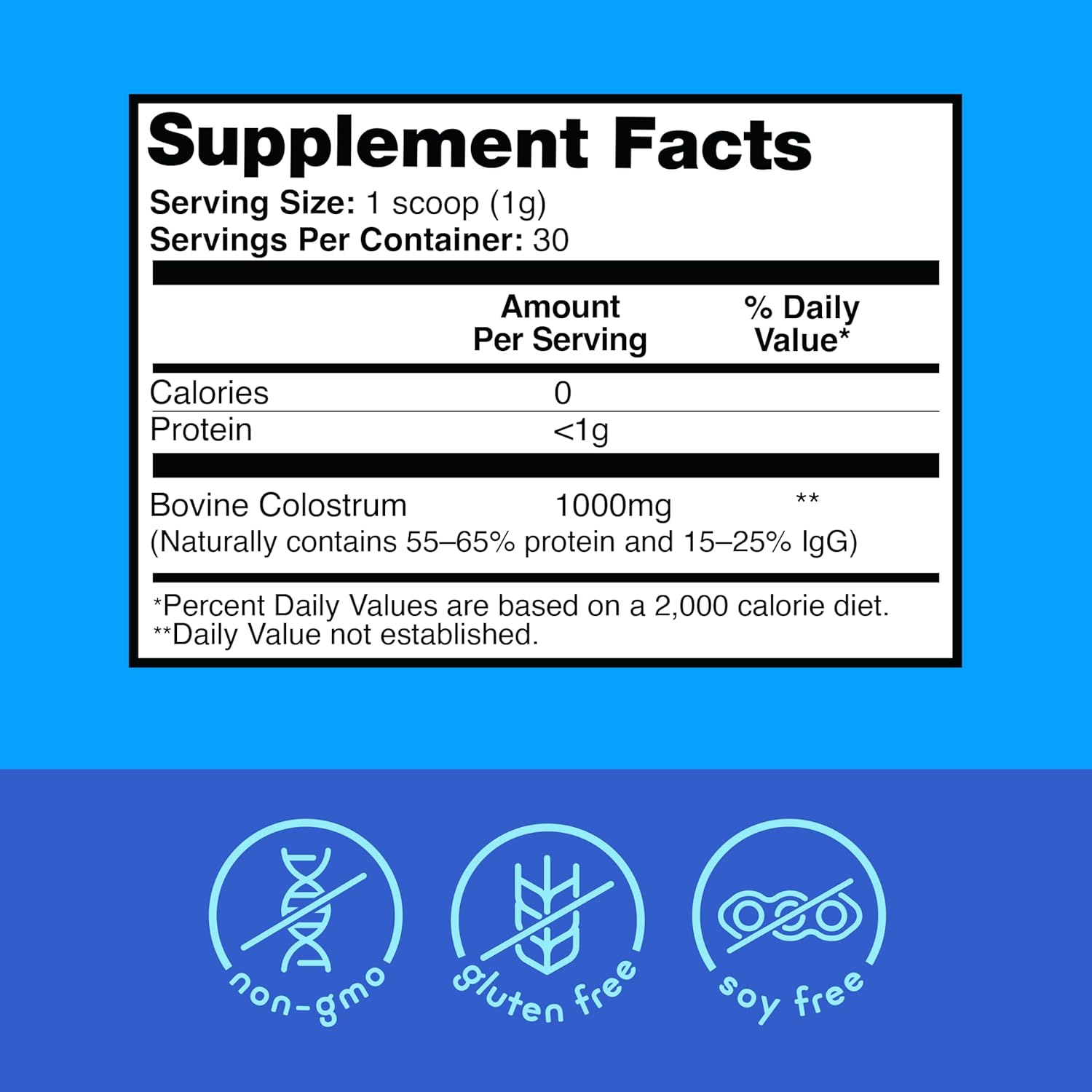 premium-bovine-colostrum-powder-supplement-for-gut-health-immune-support---1000mg-superfood-gluten-sugar-free---unflavored---30-servings-3
