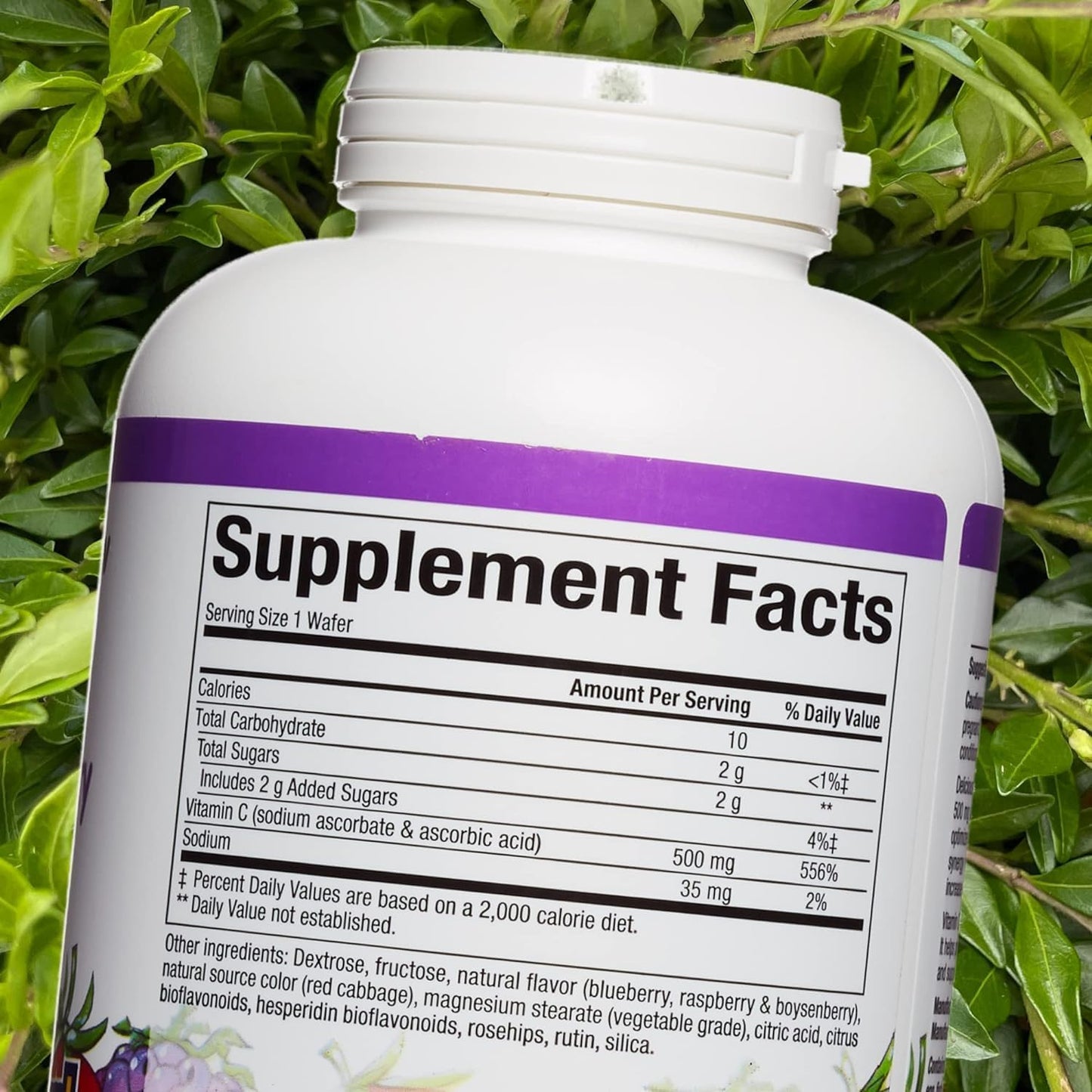 kids-chewable-vitamin-c-500mg-wafers---immune-health-support-with-blueberry-raspberry-boysenberry---180-count-2