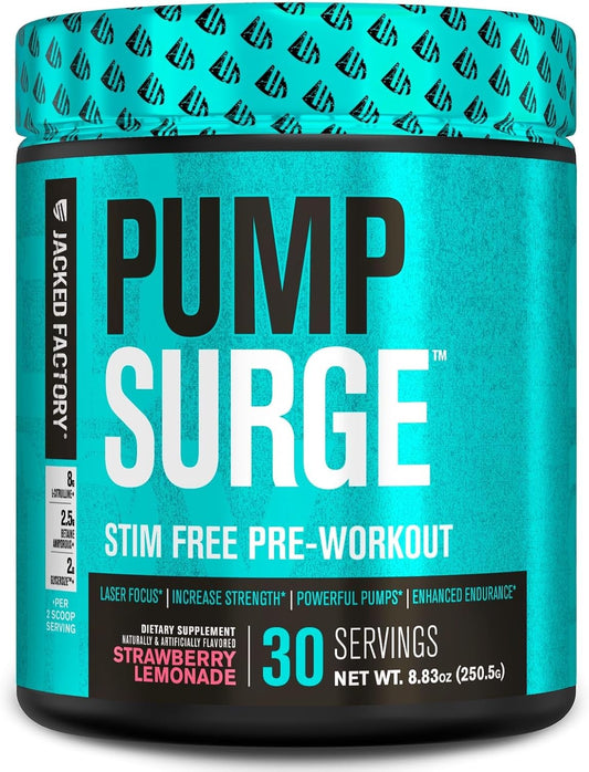 jacked-factory-pumpsurge-strawberry-lemonade-pre-workout---caffeine-free-nootropic-booster-for-men-women---enhance-focus-pumps---30-servings-1