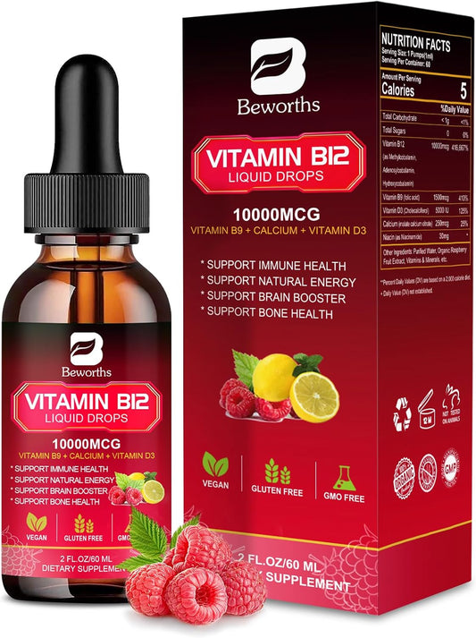 vegan-vitamin-b12-liquid-drops-10000-mcg-with-fast-absorption---supports-immunity-energy-brain-function---gluten-free-non-gmo---raspberry-flavor---2-fl-oz-bottle---2-month-supply-1