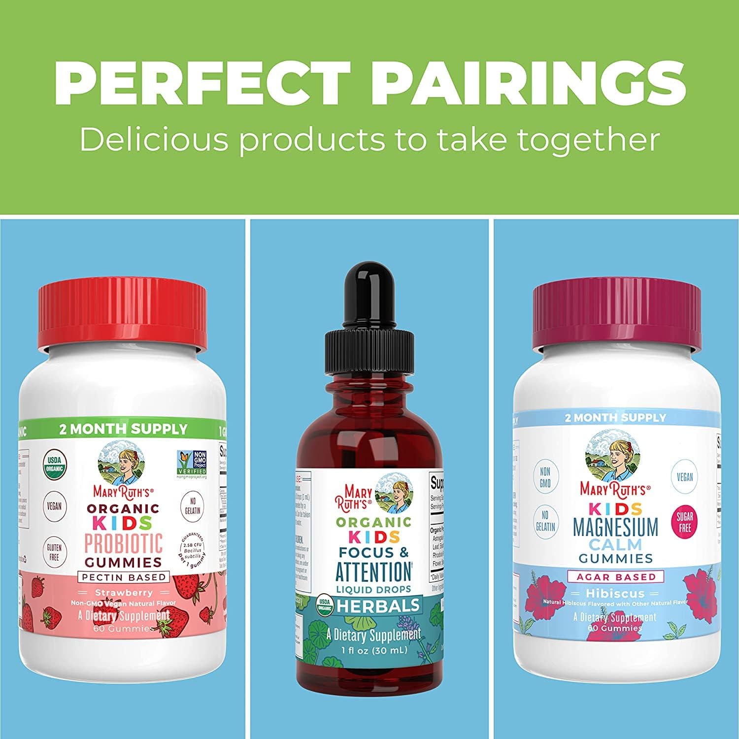 maryruth-organics-kids-multivitamin-gummies---2-month-supply---sugar-free---ages-2---essential-vitamins-c-d3-zinc---60-count---2-pack-8