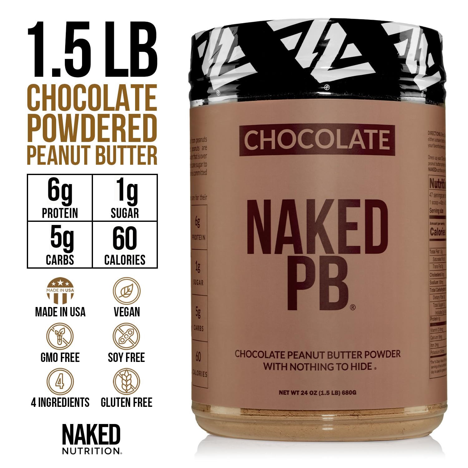 naked-pb-vegan-chocolate-peanut-butter---made-in-us-farms-with-4-simple-ingredients---roasted-peanuts-cocoa-sea-salt-sugar---47-servings-3