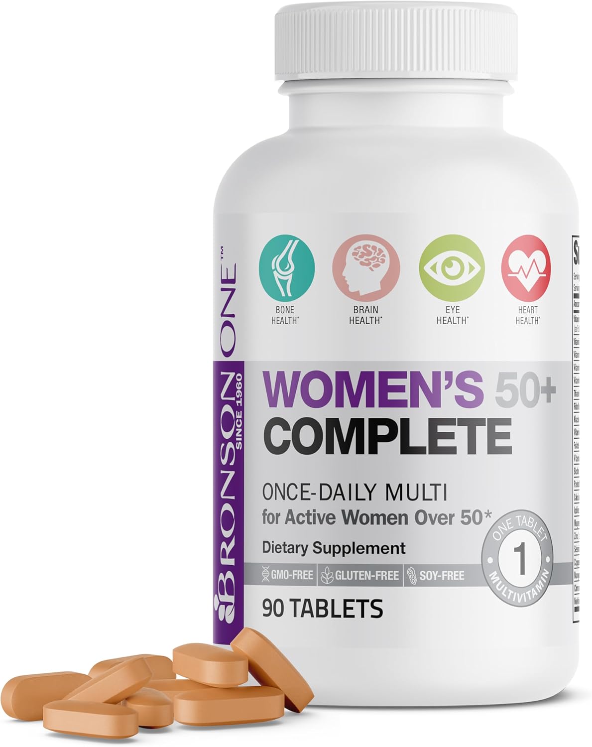 bronson-one-daily-womens-50-multivitamin-90-tablets---complete-multimineral-formula-for-women-over-50-1