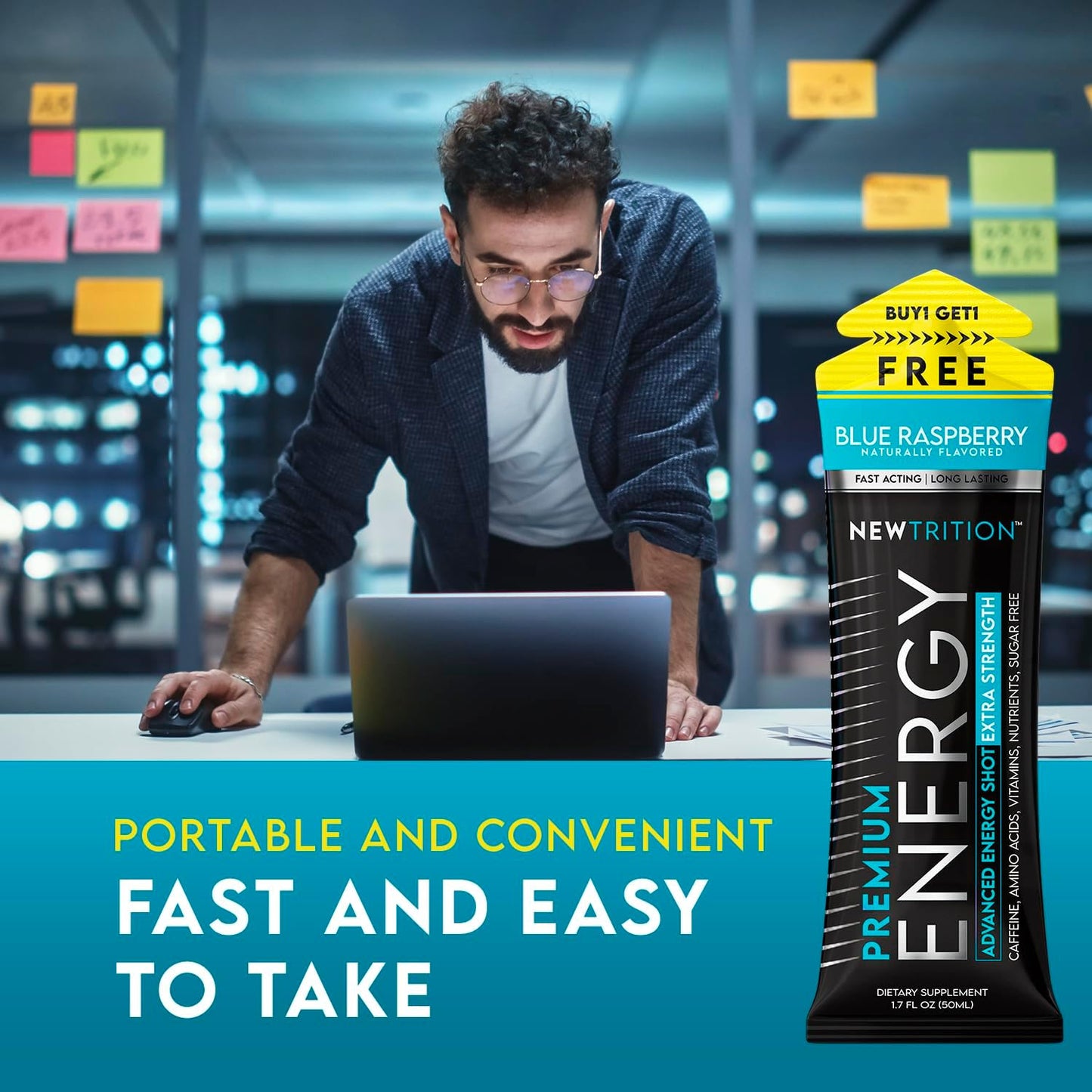 extra-strength-blue-raspberry-energy-shots-with-vitamin-b-amino-acids---sugar-free-caffeine-boost-shot---17-fl-oz-24-count-5