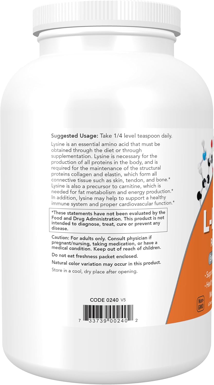 now-foods-l-lysine-hydrochloride-powder-1lb-pack-of-2---supports-collagen-synthesis-amino-acid-production-2