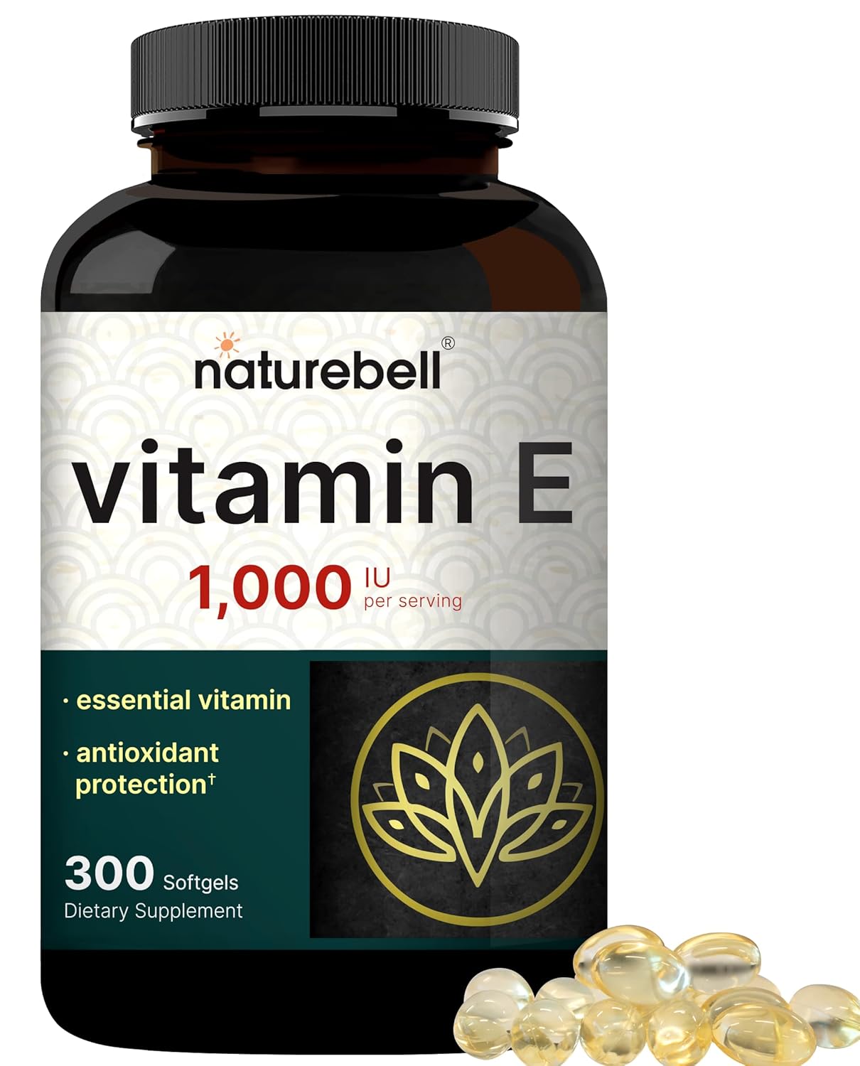 300-softgels-of-naturebell-vitamin-e-oil-1000-iu-per-serving---antioxidant-supplement-for-skin-heart-immune-health---non-gmo-1