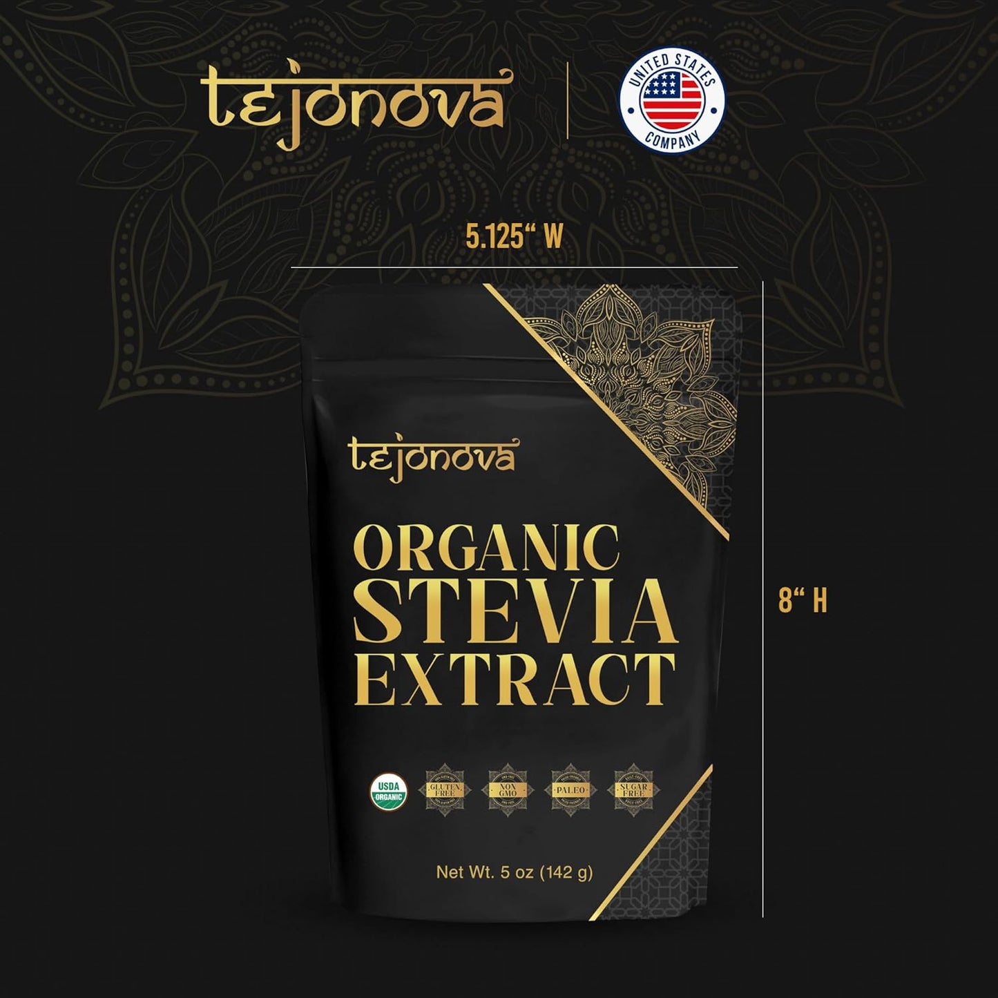 organic-stevia-powder-5oz---zero-calorie-sweetener-pure-stevia-extract-powder-sugar-substitute---1014-servings---non-gmo-usda-certified-organic-7