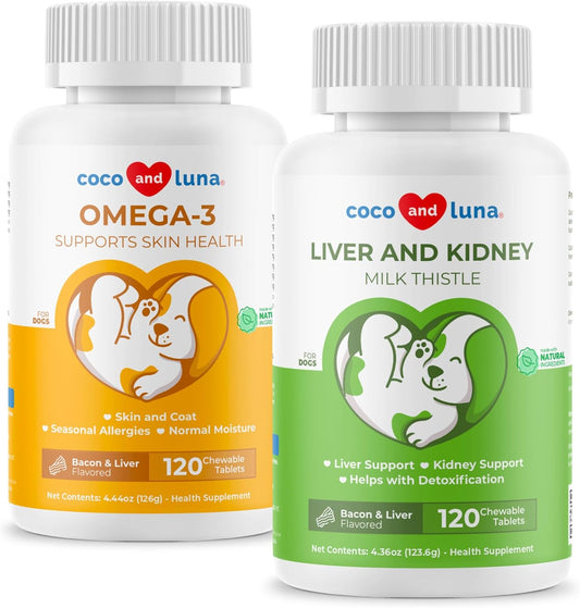 liver-and-kidney-support-bundle-for-dogs---milk-thistle-omega-3-with-epa-dha-for-heart-health-skin-and-coat-support-by-coco-and-luna-1