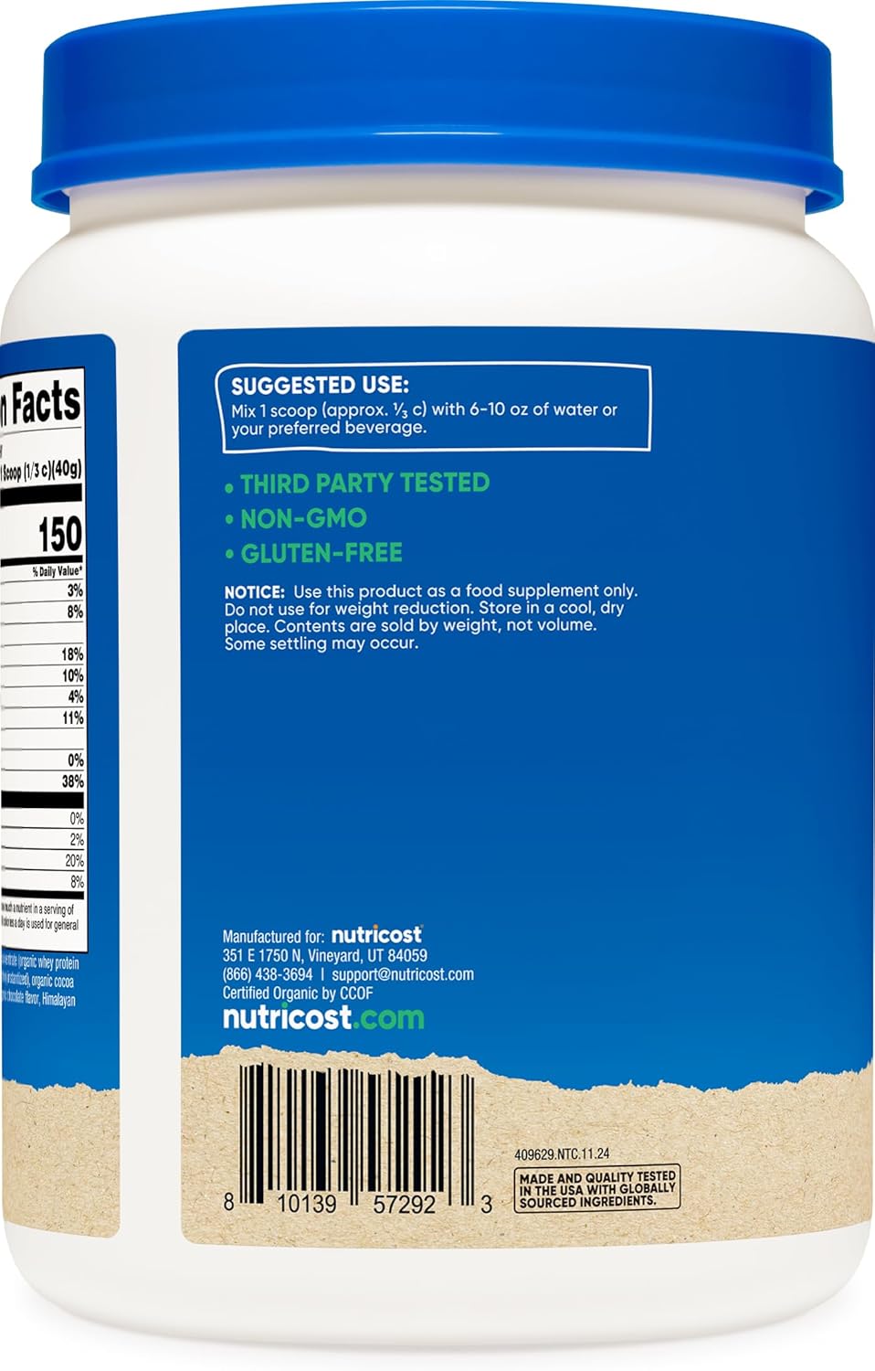 organic-double-chocolate-whey-protein-concentrate-1lb---gluten-free-non-gmo-by-nutricost-4