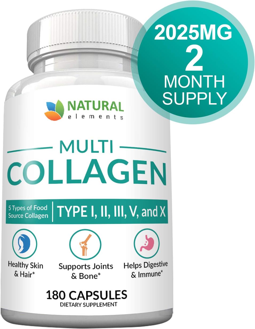 organic-multi-collagen-protein-capsules---type-i-ii-iii-v-x-collagen-pills---eggshell-chicken-wild-fish-grass-fed-beef-peptides---2025mgserv-2