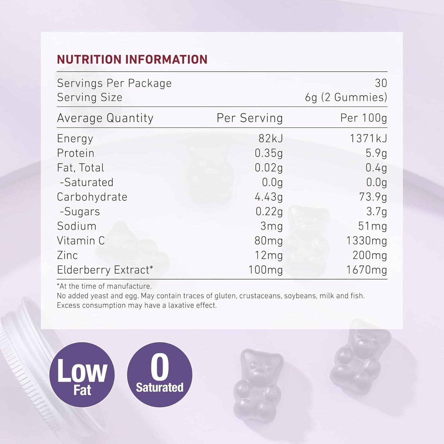 unichi-immune-defence-gummy---elderberry-vitamin-c-zinc---promotes-immune-health-cold-flu-defense---berry-flavor---60-count-7