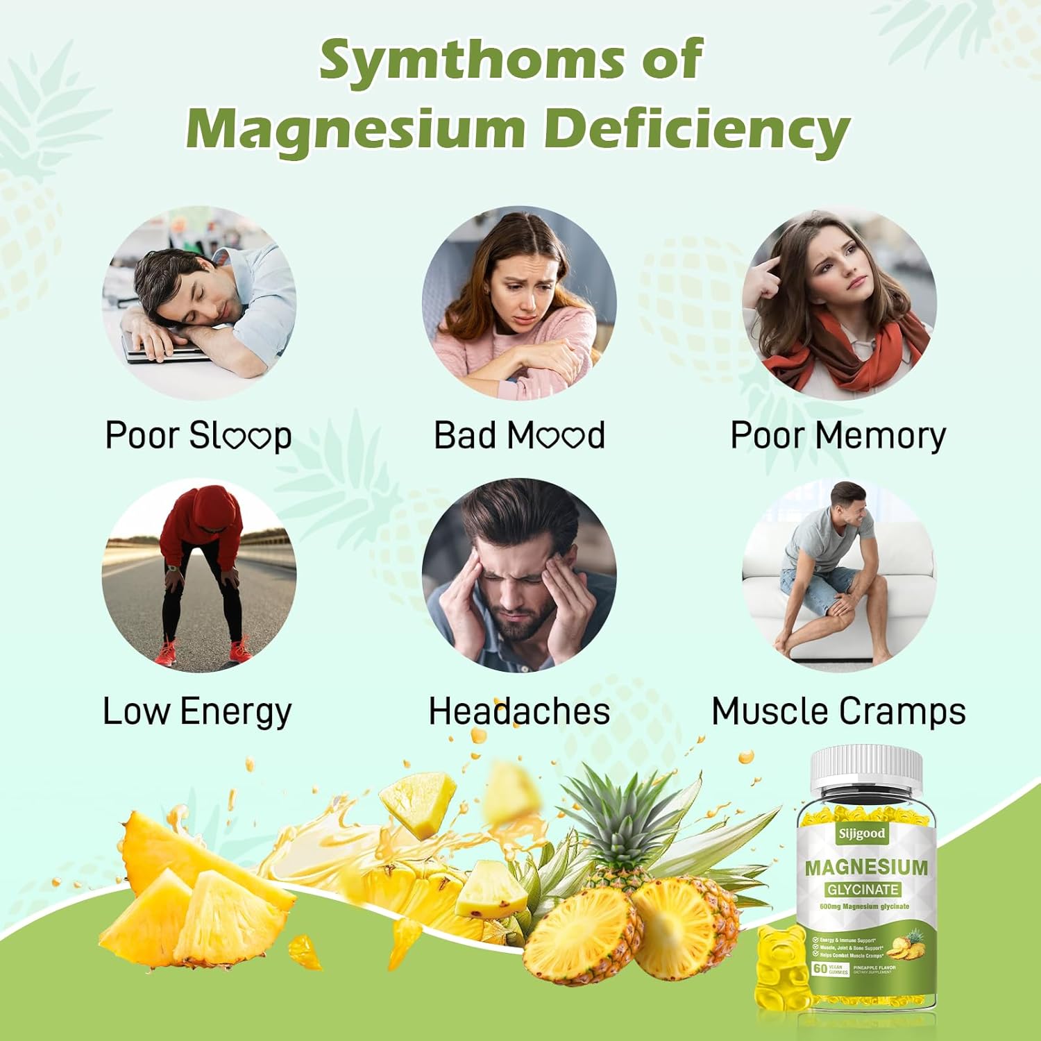 sugar-free-magnesium-glycinate-gummies-for-relaxation-sleep-support---600mg-magnesium-potassium-supplement-with-vitamin-c-b6-and-coq10---pineapple-flavor---60-count-3