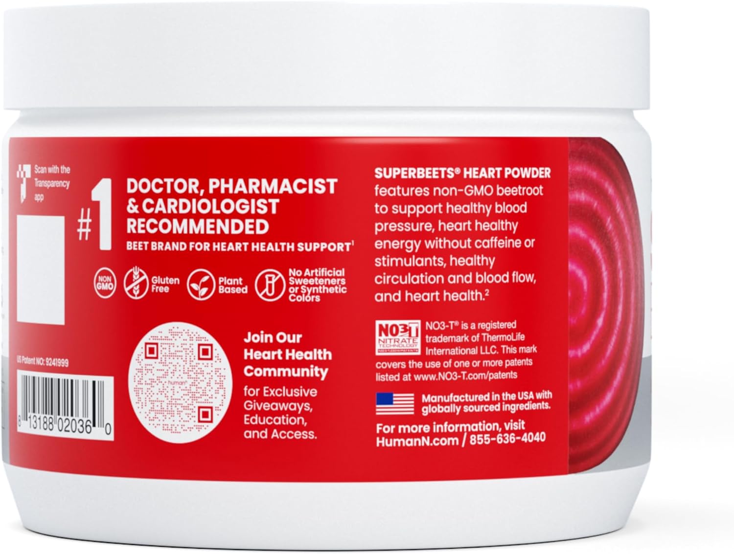 Organic SuperBeets Black Cherry Powder with Memory and Focus Enhancement Capsules - Espot.com.au