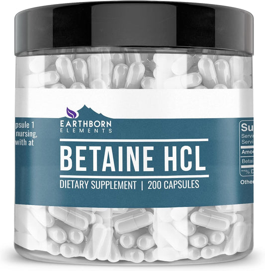 premium-betaine-hcl-supplement-200-capsules-lab-tested-for-purity-no-fillers-or-additives---earthborn-elements-1
