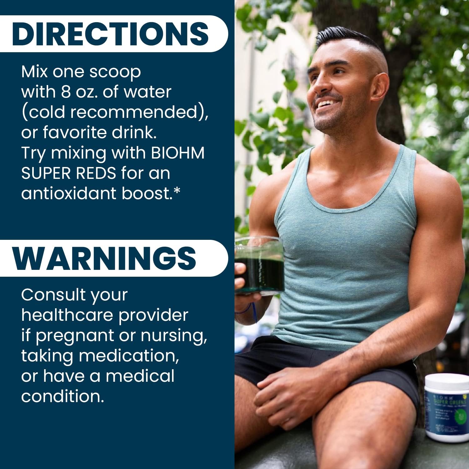 biohm-mixed-berry-super-greens-powder-with-digestive-enzymes---antioxidant-veggie-mix-with-34-superfoods-prebiotics-probiotics-and-spirulina-30-servings-7