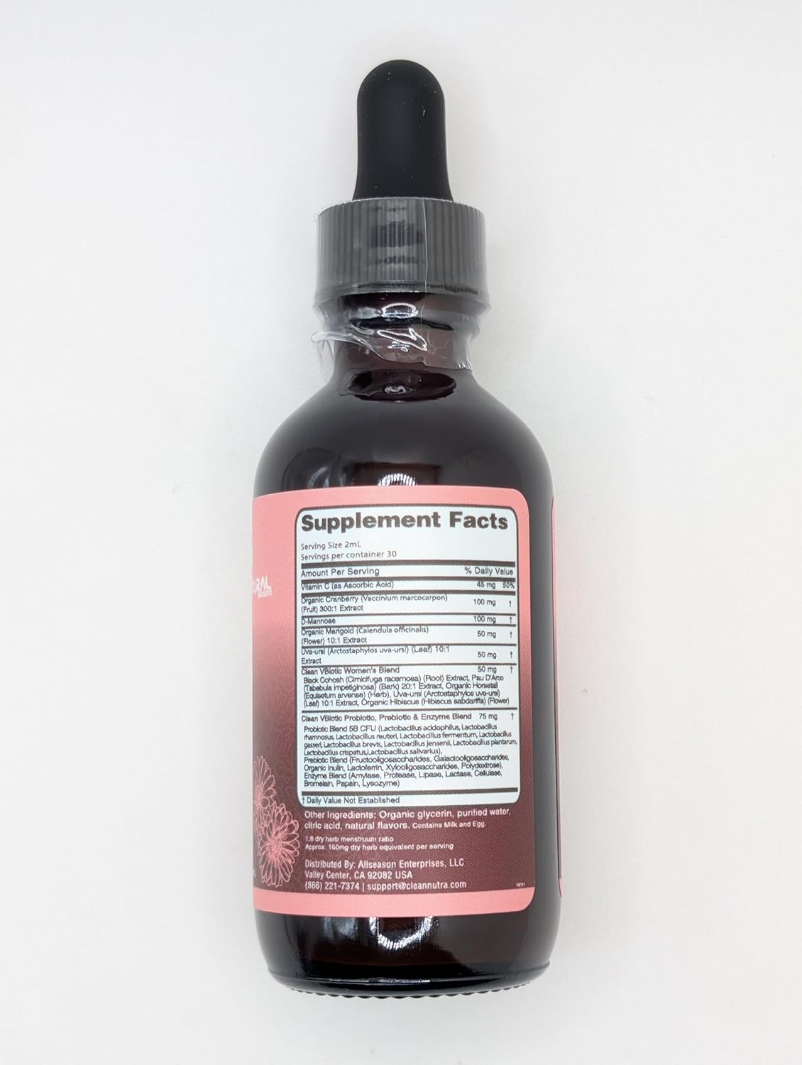 clean-nutra-vbiotic-liquid-drops---womens-vaginal-probiotic-with-cranberry-uva-ursi-d-mannose-prebiotics-for-ph-balance-and-vaginal-health-7