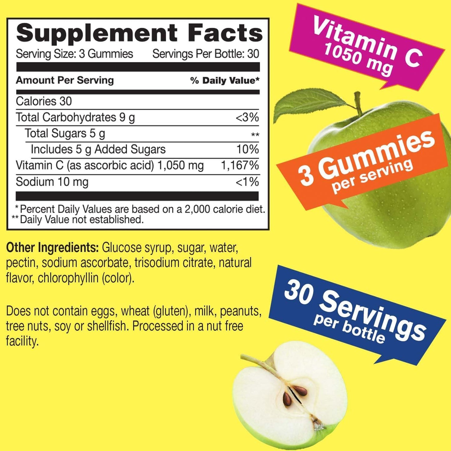 extra-strength-vitamin-c-gummies-1050mg---immune-support-antioxidant---natural-flavors---vegetarian-non-gmo---30-servings-2