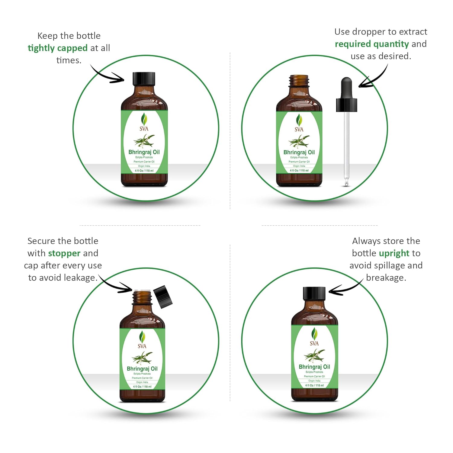 4oz-sva-bhringraj-premium-carrier-oil-with-dropper-for-hair-scalp-massage-skin-care---118ml-2