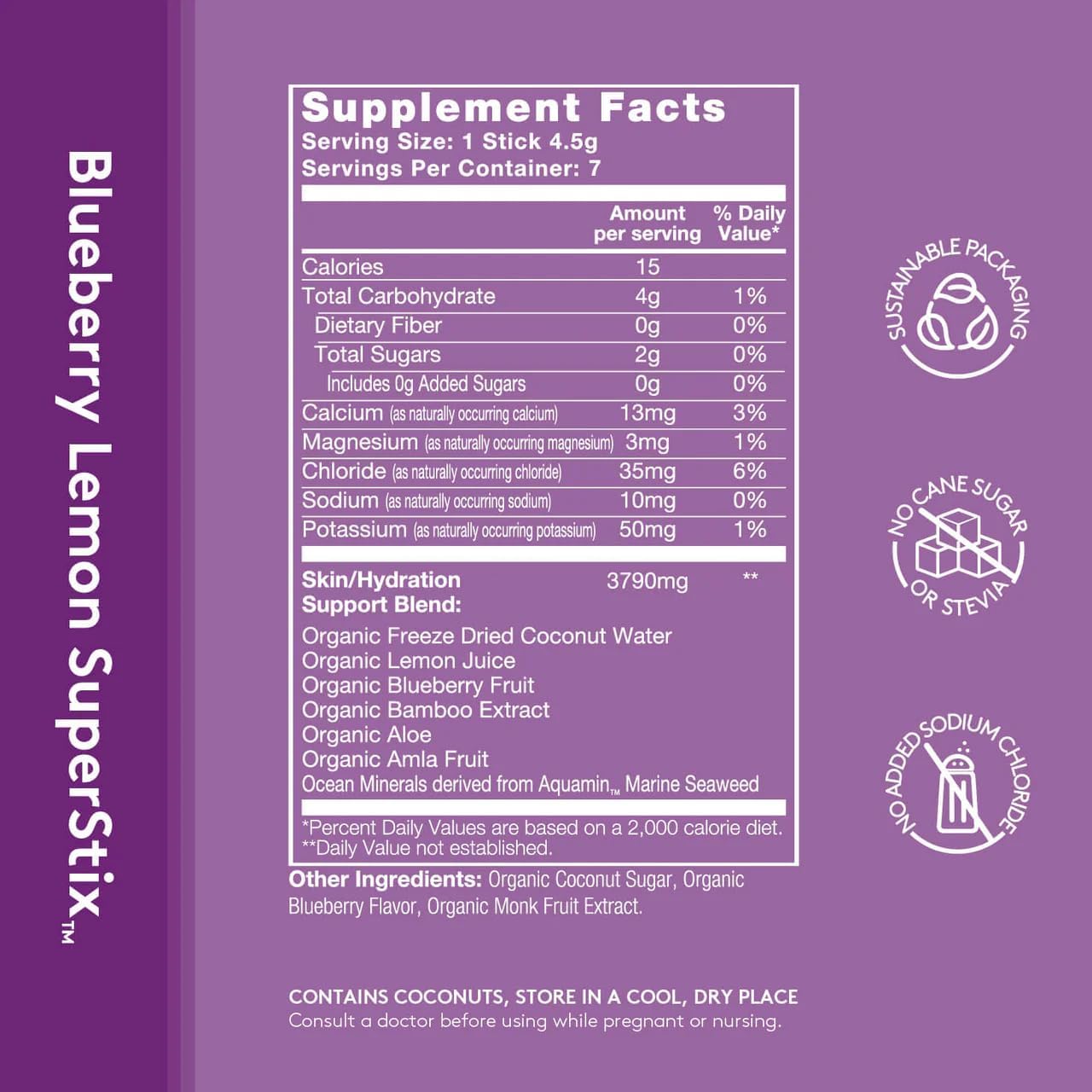 organic-superfood-hydration-sticks-with-electrolytes---blueberry-lemon-flavor---vegan-non-gmo---14-single-serving-sticks-5