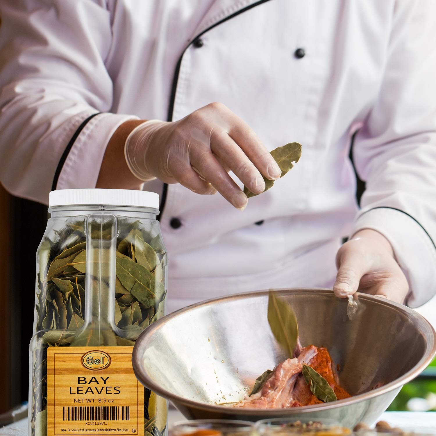 Turkish Bay Laurel Leaf Dried Whole Bay Leaves 8.5 OZ - Cooking Herbs for Professional Kitchens - Espot.com.au