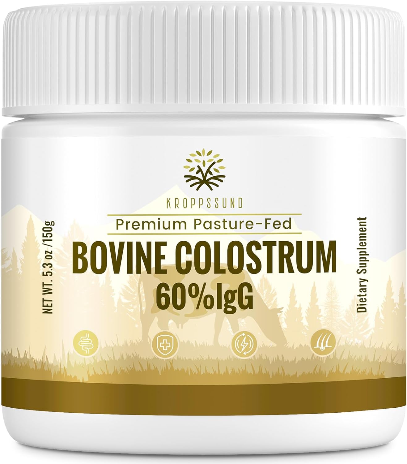 high-potency-3000-mg-bovine-colostrum-powder-supplement---60-igg-content---supports-gut-bone-exercise-immune-health---50-servings---1-bottle-1