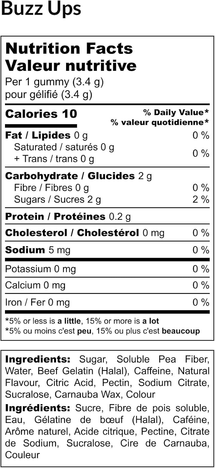 buzzin-berry-flavored-caffeine-gummies---100mg-per-gummy---energy-boost-for-sports-gaming-running-cycling---focus-and-endurance-supplement---10-gummies-1-pack-3