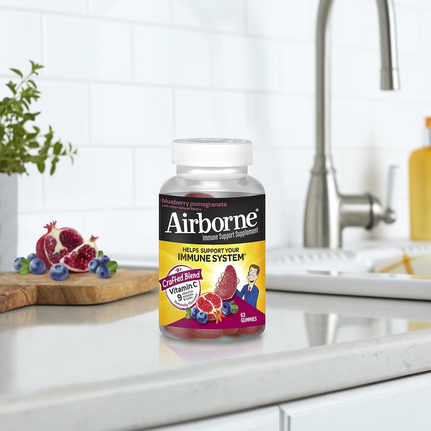 airborne-adult-vitamin-c-gummies-750mg---immune-support-supplement-with-antioxidants-a-c-e---blueberry-pomegranate-flavor---63-gummies-9