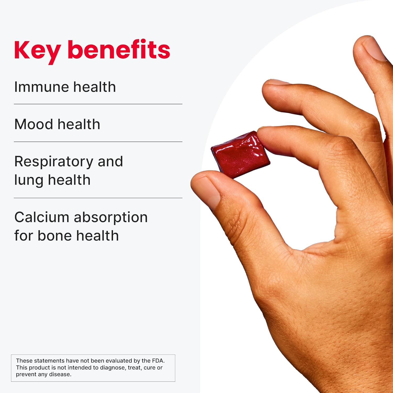 High Potency Vitamin D3 Chews 5000iu for Healthy Mood, Immunity, Respiratory & Bone Health - Mixed Berry Flavor, 30-Count - Espot.com.au