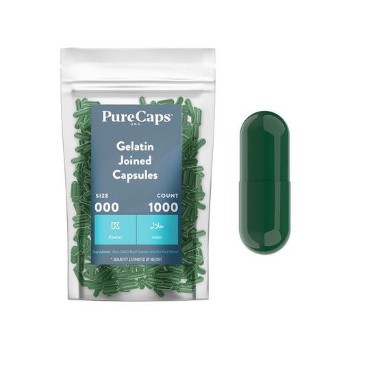 organic-green-gelatin-capsules---size-000-1000-count---fast-dissolving-preservative-free---made-in-usa-by-purecaps-1