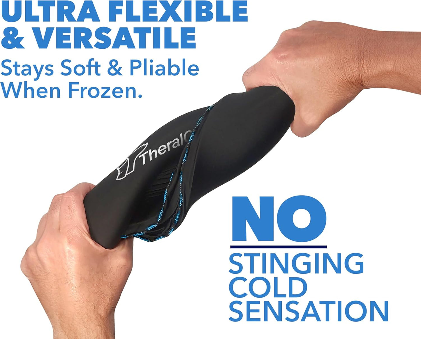 reusable-theraice-propack-ice-pack-for-injuries---soft-cold-gel-pack-for-back-shoulder-hip-knee---flexible-cold-compress-wrap-for-aches-pains---5-x-8-7