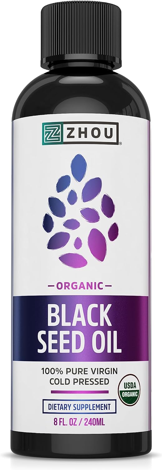 organic-black-seed-oil---cold-pressed-omega-3-6-9-antioxidant-for-immune-support-joints-digestion-hair-skin---vegan-gluten-free-non-gmo---8oz-bottle-by-zhou-1