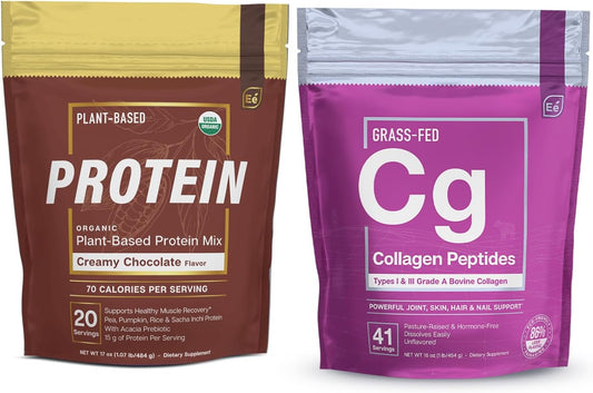 creamy-chocolate-hydrolyzed-collagen-peptides-organic-pea-protein-powder-for-joint-skin-hair-nails---plant-based-vegan-blend-with-low-carb-support-1