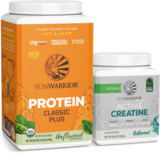 plant-based-protein-powder-creatine-monohydrate-bundle---vegan-unflavored-30-servings-each-1