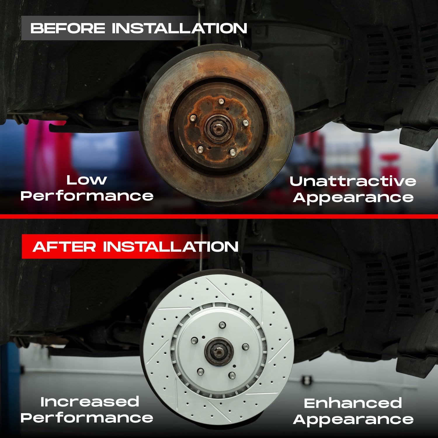 ceramic-rear-brake-pads-and-rotors-kit-for-2014-2019-mercedes-benz-b-electric-drive-b250e-cla250-includes-hardware-kit-premium-quality-brake-rotors-and-pads-7