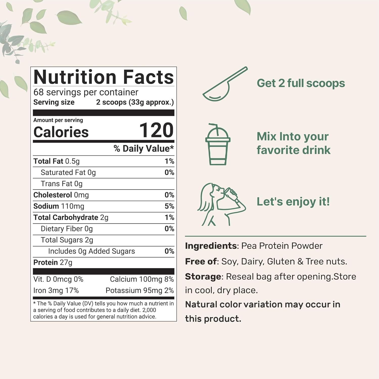 5lb-north-american-grown-pea-protein-powder-unflavored-plant-based-protein-vegan-source---27g-serving-bcaas-eaas-non-gmo-keto-friendly-2