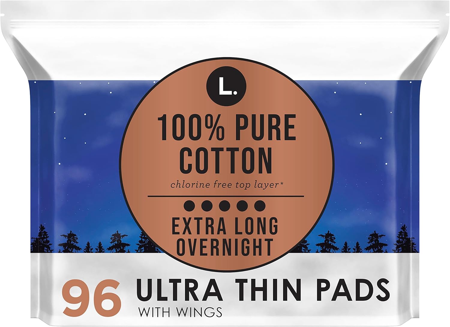 overnight-ultra-thin-cotton-topsheet-pads-with-wings-for-women-unscented-menstrual-pads---96-count-total-1