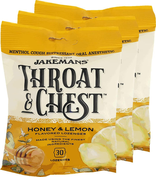 jakemans-honey-lemon-cough-drops-lozenges---soothing-relief-for-cough-sore-throat-seasonal-distress---liquid-drop-shape---30-lozenges-3-pack-1