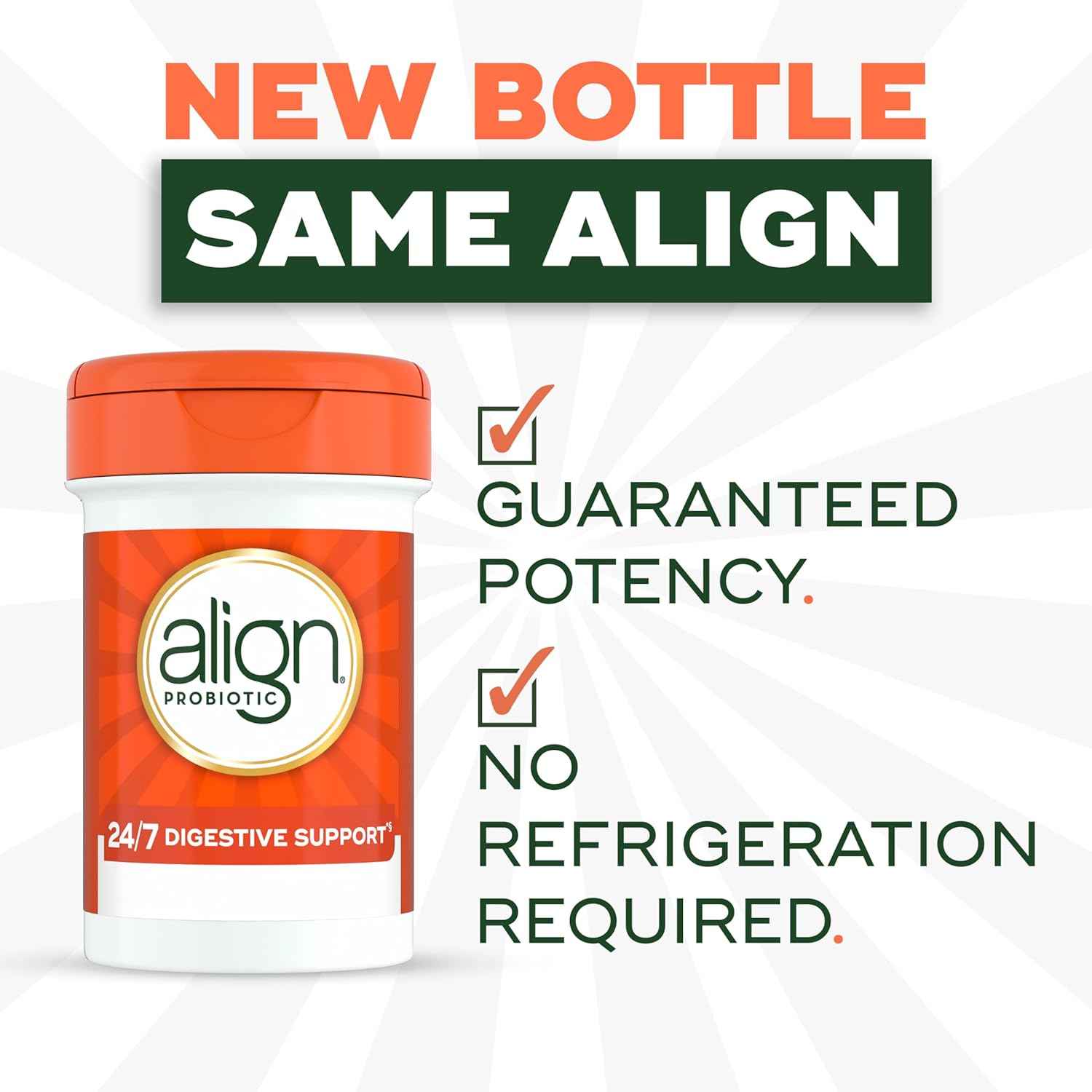 Daily Probiotic Supplement for Digestive Health - Align Probiotic, #1 Recommended by Doctors, 28 Capsules
