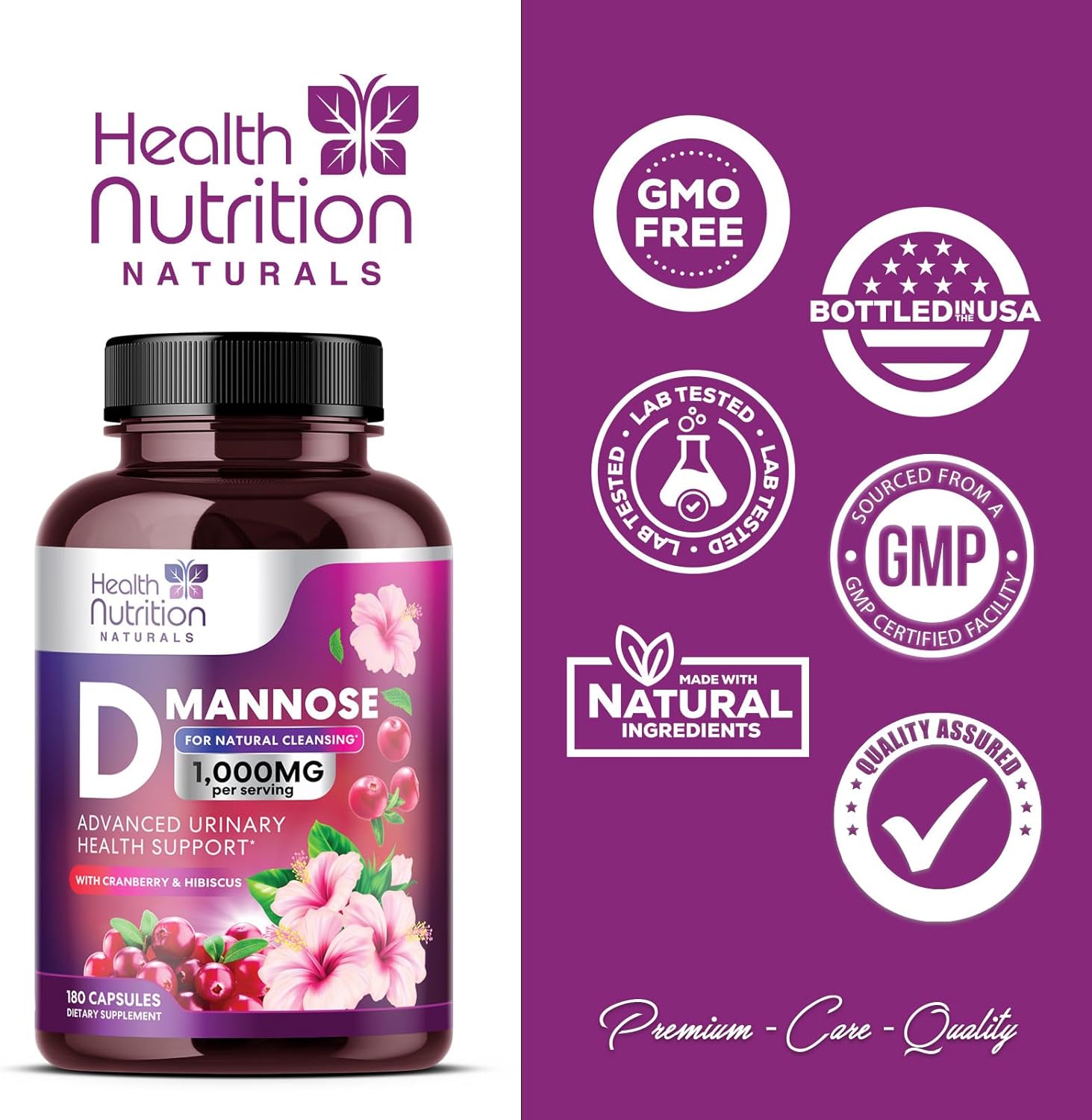 natural-d-mannose-cranberry-extract-1350mg-capsules---urinary-tract-health-support-for-women-men---flush-impurities-in-bladder---non-gmo-vegan---180-count-4