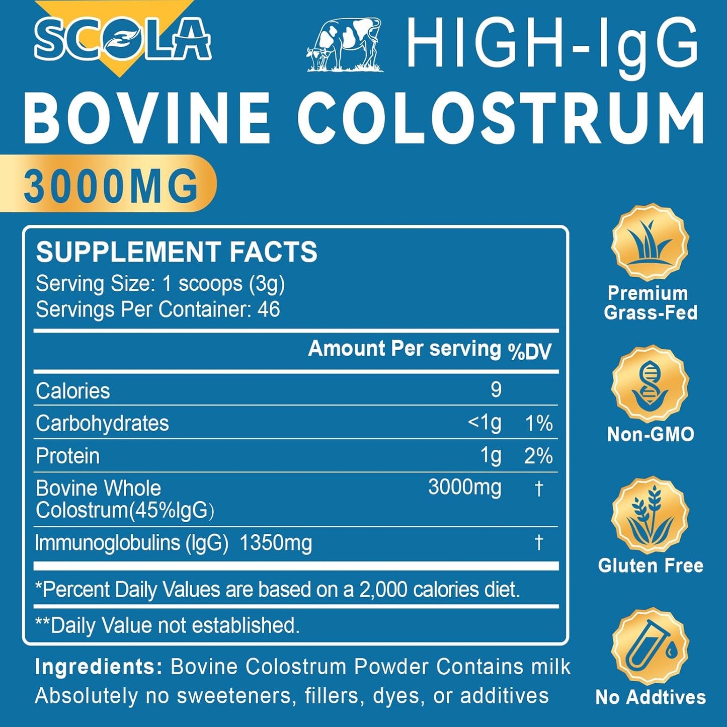 high-igg-grass-fed-bovine-colostrum-powder---gut-health-immune-support-beauty-boost---non-gmo-natural-supplement---3000mg-per-serving-49-oz-2