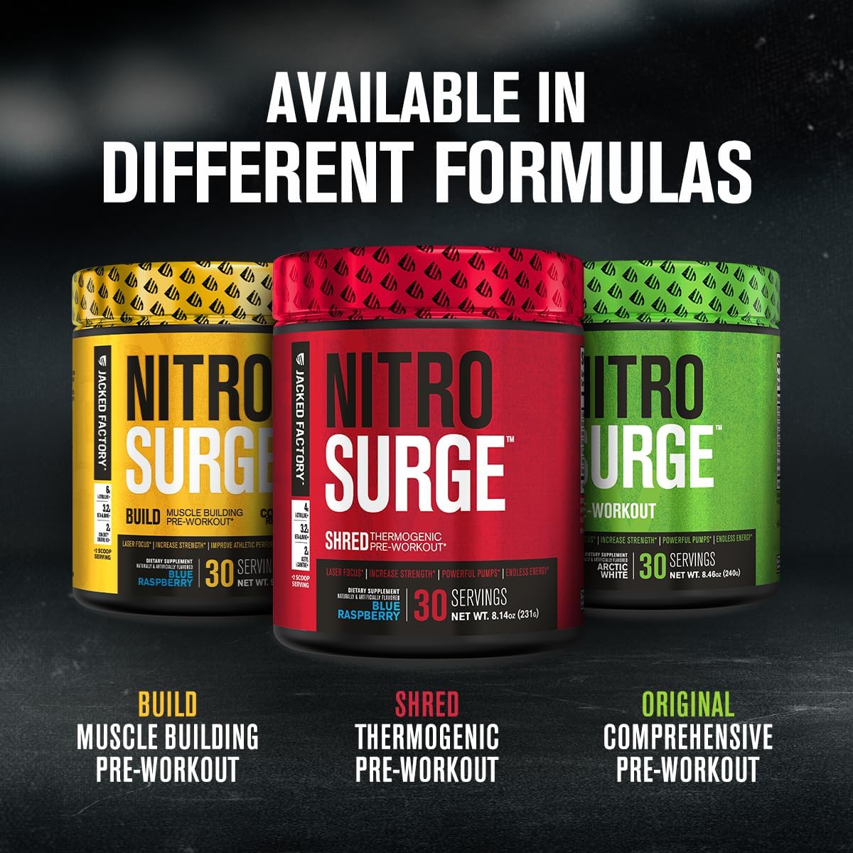 nitrosurge-shred-pre-workout-supplement---energy-booster-with-instant-strength-gains-sharp-focus-and-powerful-pumps---nitric-oxide-booster-preworkout-powder---watermelon-flavor-30-servings-6