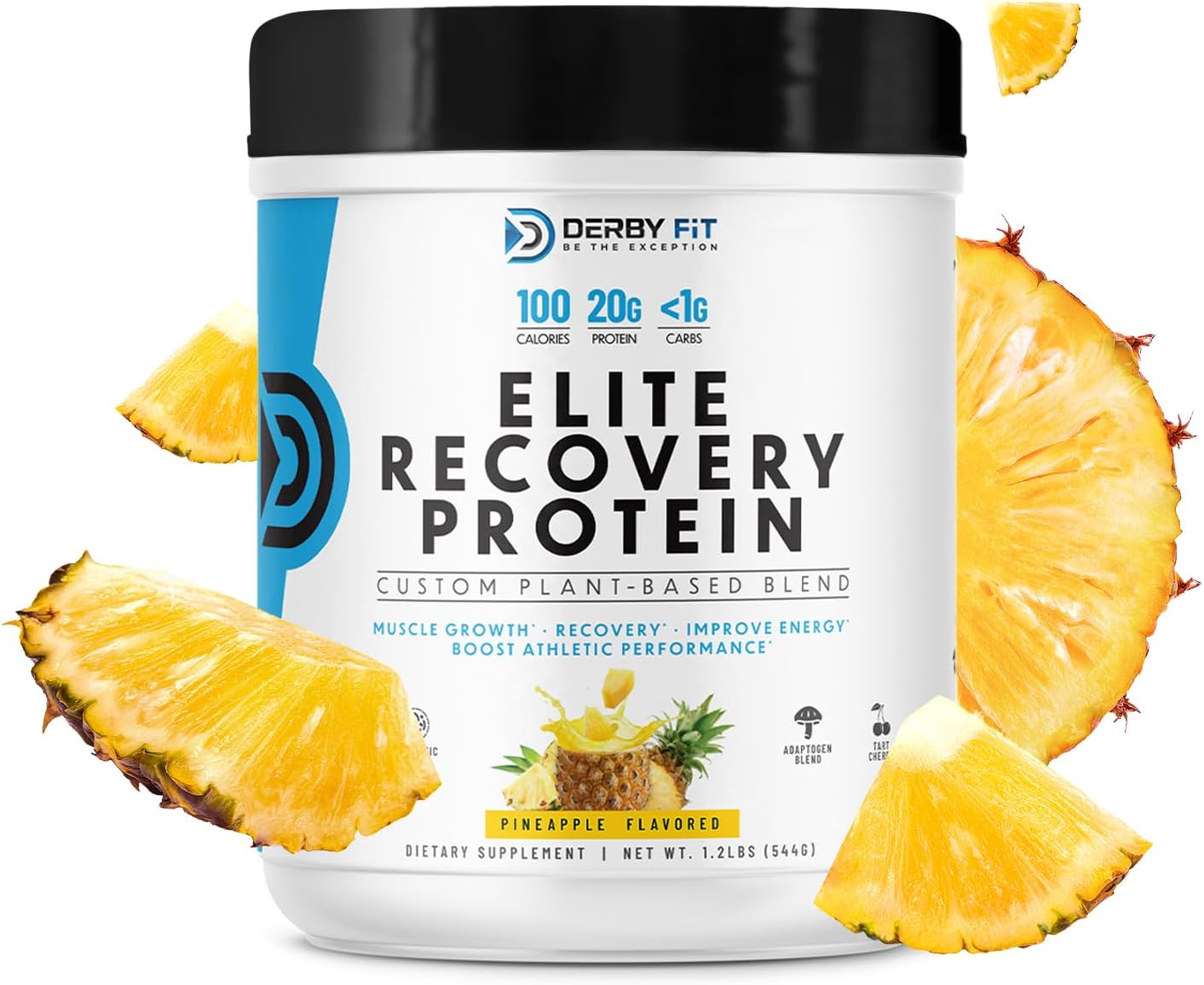 derby-fit-elite-recovery-protein-low-carb-pineapple-delight-powder---gluten-free-vegan-dairy-free---20-servings-1