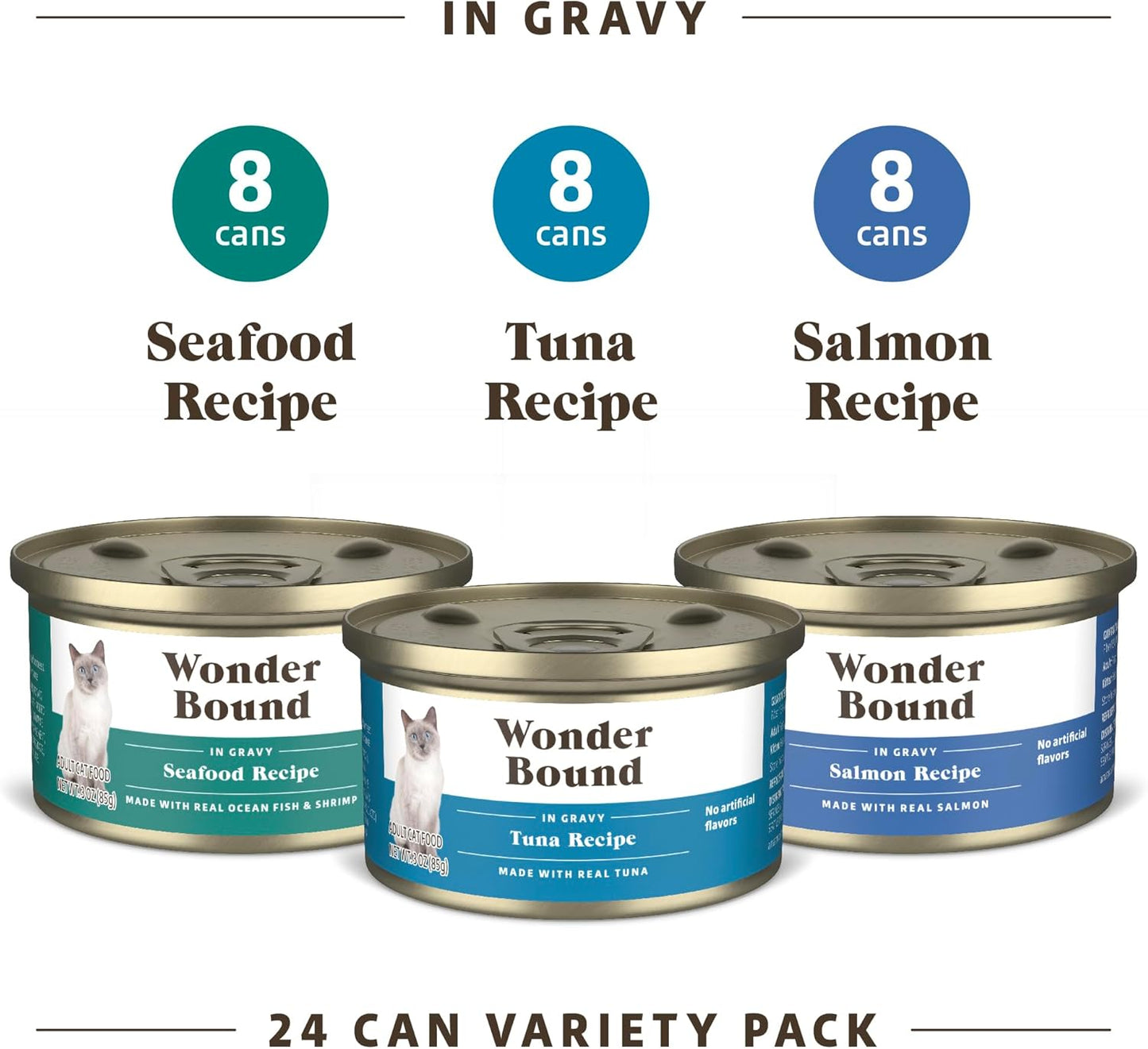 wonder-bound-wet-cat-food-variety-pack---seafood-tuna-salmon-in-gravy---3-oz-pack-of-24---high-quality-nutritious-for-your-feline-friend-3