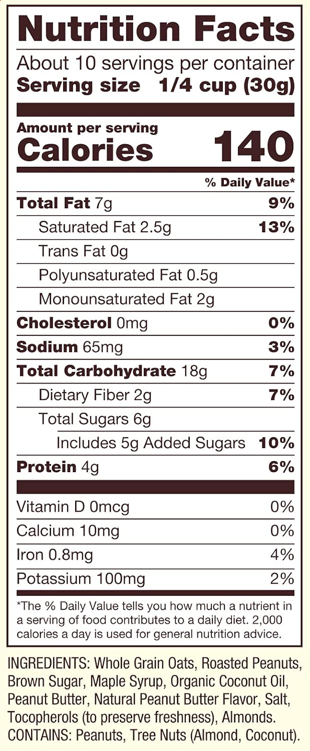 bobs-red-mill-peanut-butter-granola-11oz-6-pack---non-gmo-whole-grain-kosher---healthy-peanut-butter-granola-4