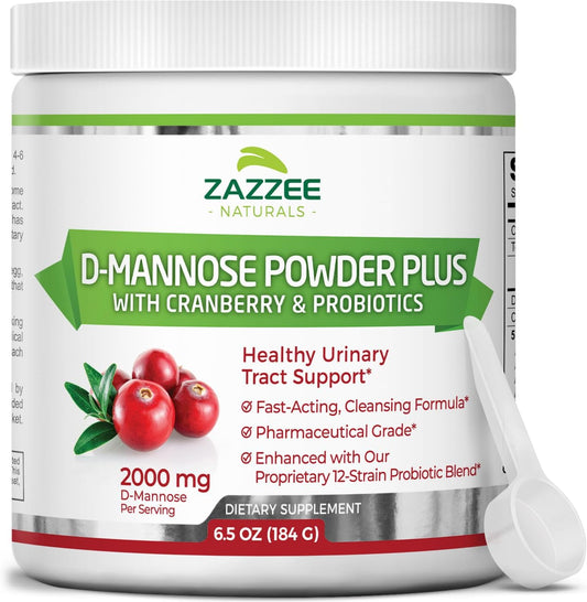 premium-d-mannose-powder-with-probiotics-cranberry-extract---2000mg-67-servings-fast-acting---vegan-gluten-free-non-gmo-all-natural---65-oz-1