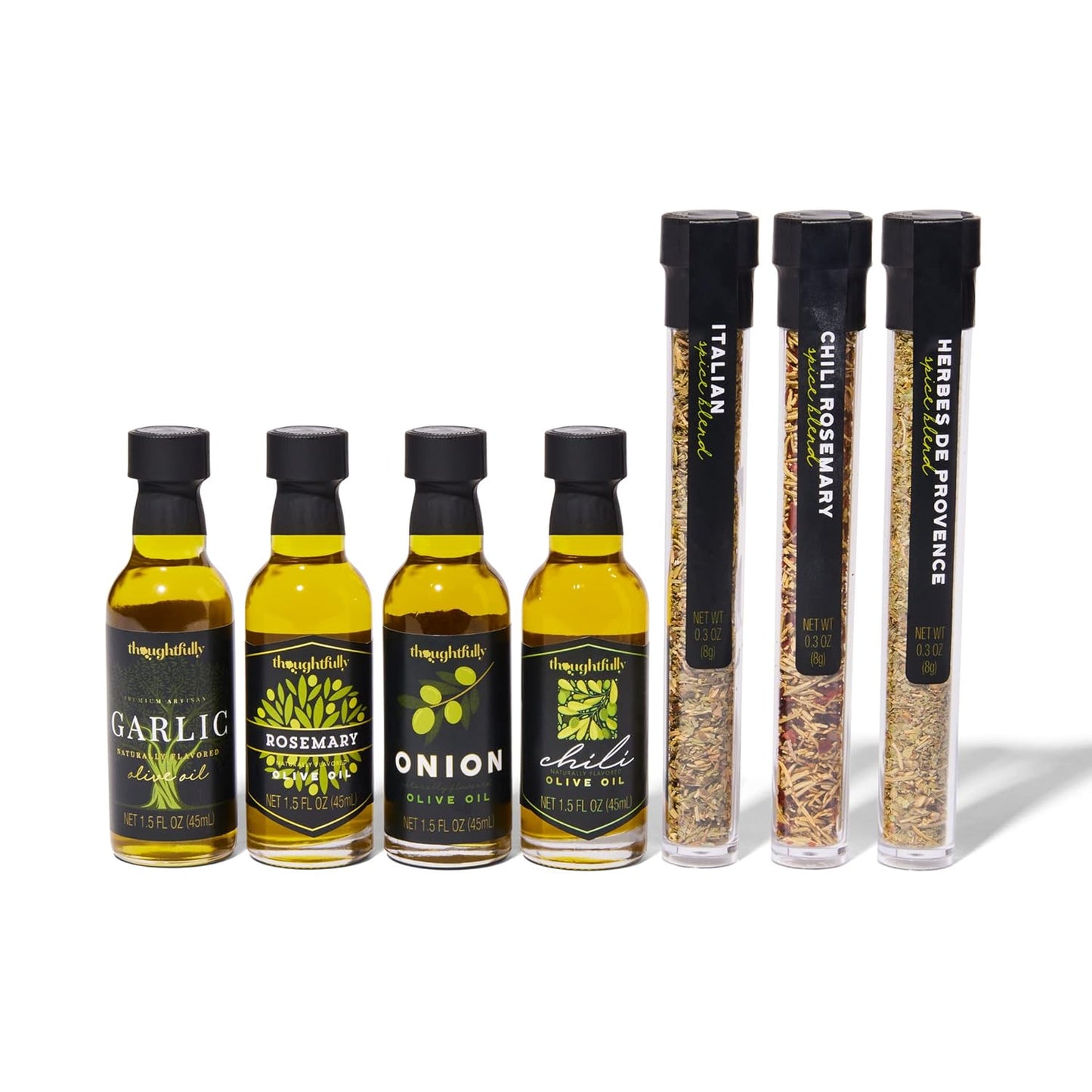 premium-olive-oil-spice-infusion-gift-set---cold-pressed-evoo-from-spain-with-4-flavored-oils-3-spice-blends---set-of-7-3