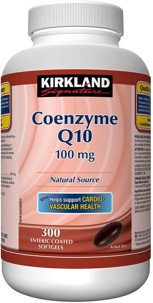kirkland-signature-coenzyme-q10-100mg-300-enteric-coated-softgels---heart-health-and-energy-support-supplement-1